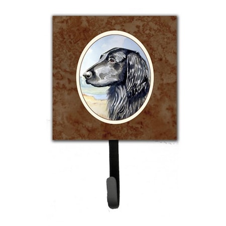 Carolines Treasures Flat Coated Retriever Leash or Key Holder, 6 x 1.25 x 4.25 in. 7064SH4